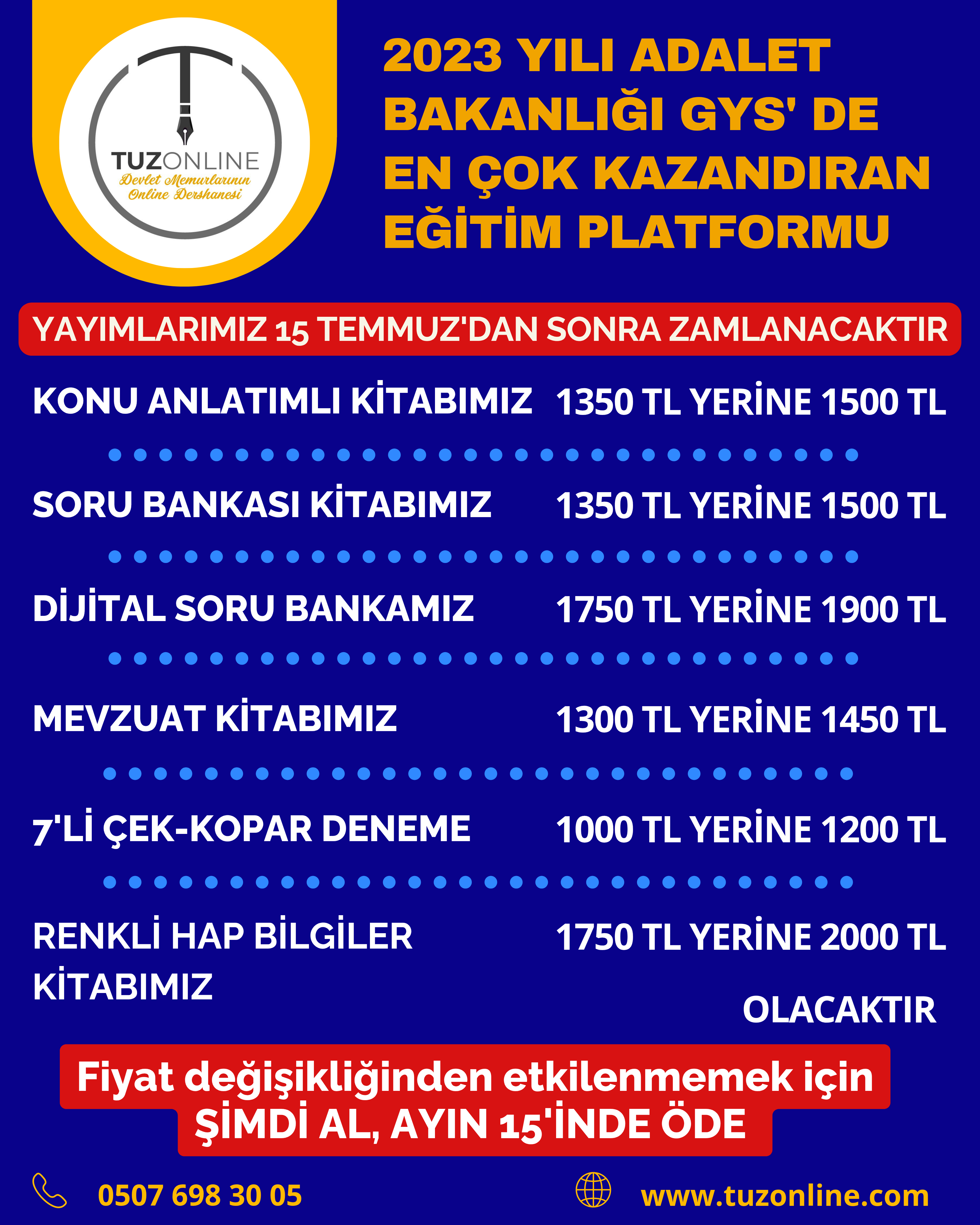 Adalet Bakanlığı GYS Yayımlarımız